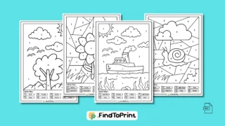 Free Color by Number Printables