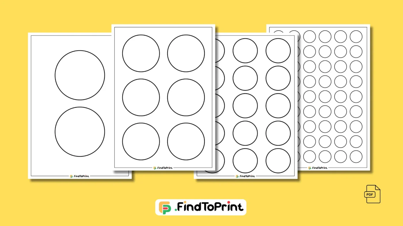 Printable Circle Template for Craft Projects