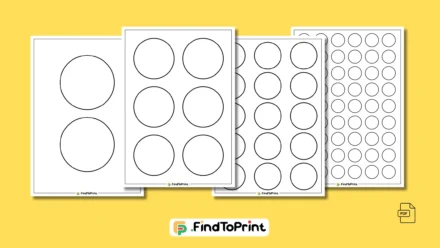 Printable Circle Template for Craft Projects